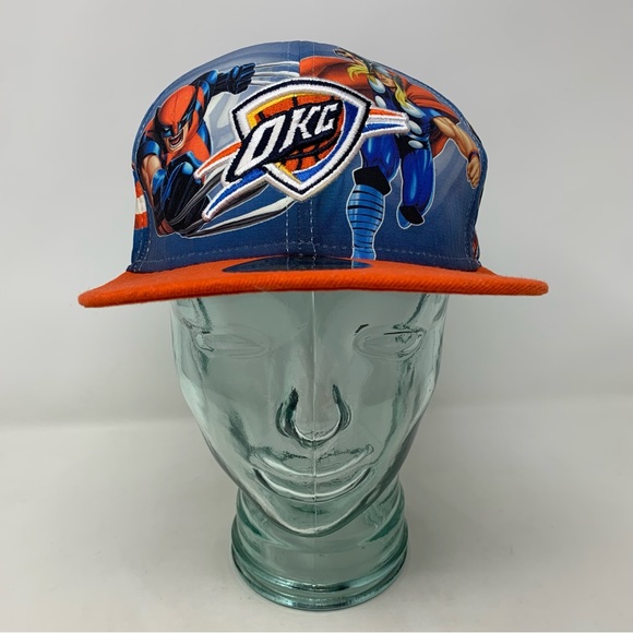 New Era OKC Thunder 59Fifty Fitted Thor Hat 7 3/8 - Picture 1 of 13